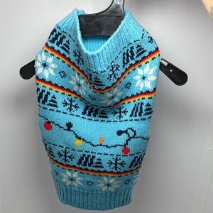 Winter Blue Patterned doggy Sweater